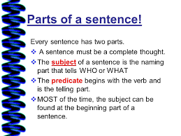 parts-of-sentence